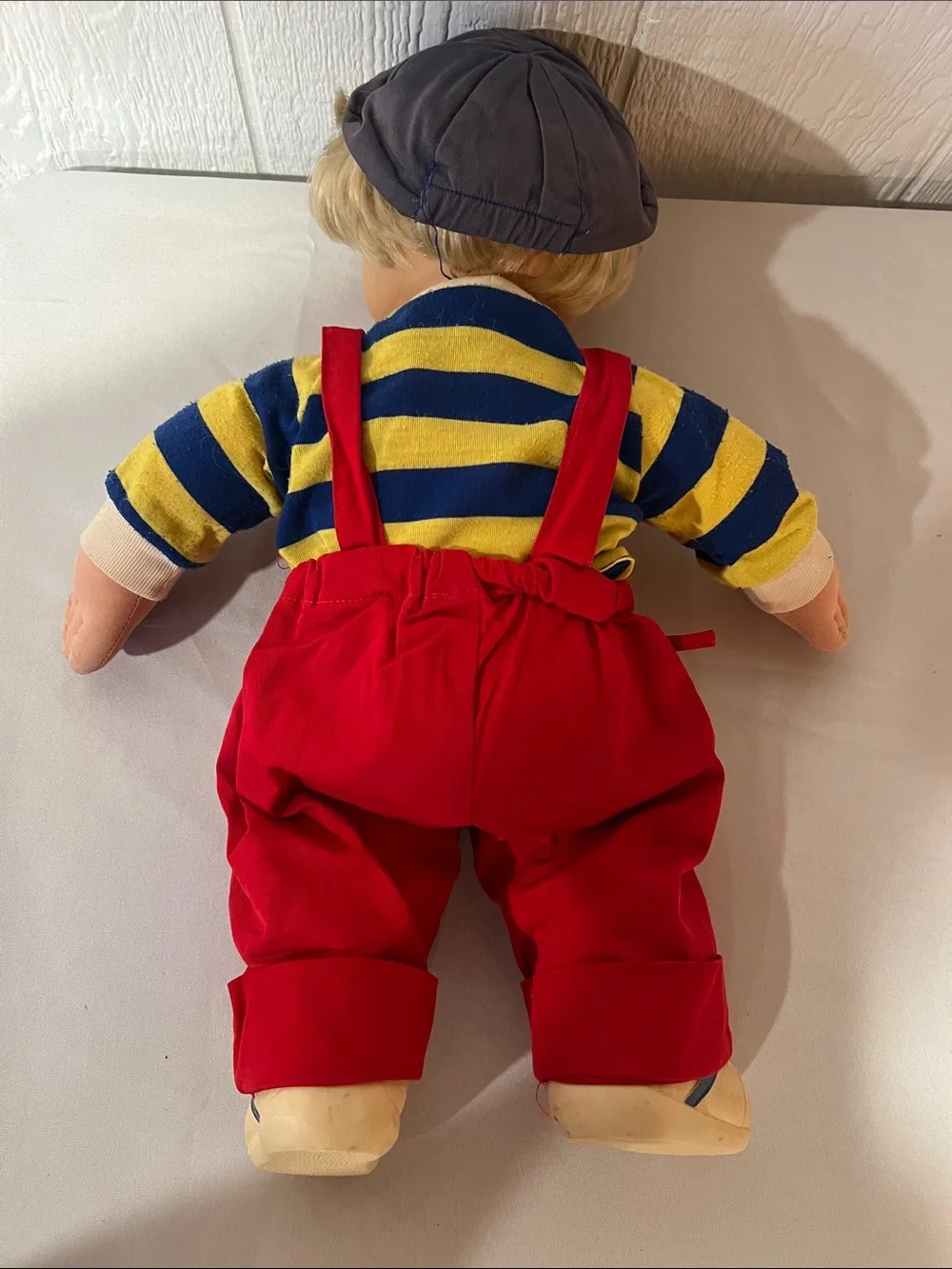 My Buddy Red Overalls Plush Doll with Blue Eyes Vintage 1985